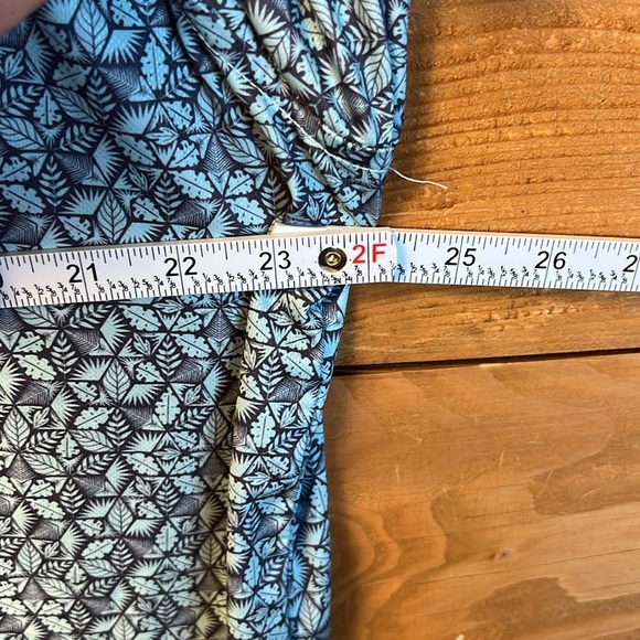 Straight Down Polo Shirt Mens Blue Grey Mixer Cocktail Happy Hour Performance XL - Picture 5 of 9